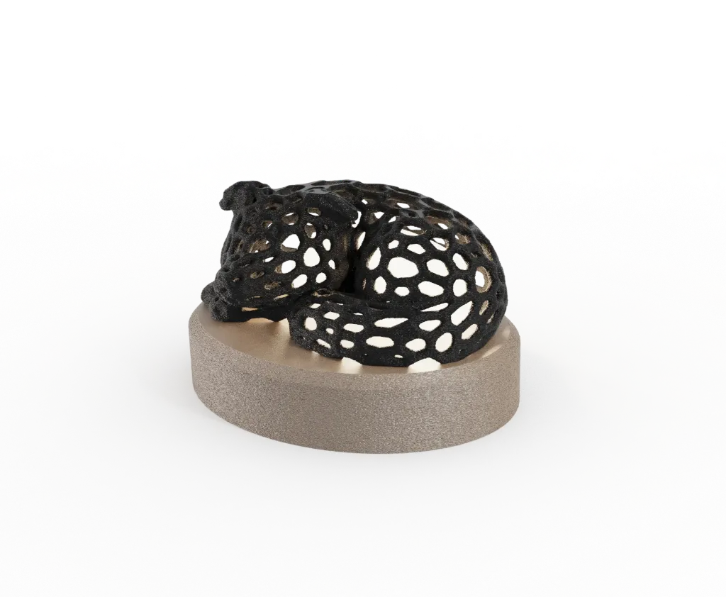 Collie (mattschwarz, gold, oval 1,0 l, Nein)